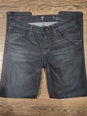 ❤️ 7 FOR ALL MANKIND SLIM CIGARETTE SKINNY JEANS, 2 (26)